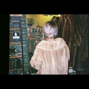 REAL VINTAGE FURR COAT FOR SALE